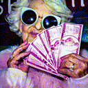 cool grandma moneyq Slack emoji
