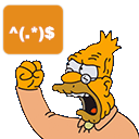 old man yells at regex Slack emoji