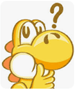 yoshi thinking Slack emoji