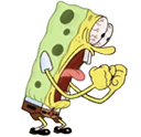 spongebob yelling Slack emoji