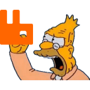 old man yells at rabbitmq Slack emoji