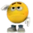 yellow m muffin sit Slack emoji
