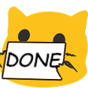 meow done Slack emoji