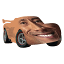 lightning therock mcqueen Slack emoji
