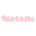 pink cursive usatoshi Slack emoji