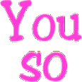 you so pink text Slack emoji
