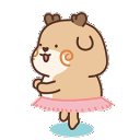 ballet deer e Slack emoji