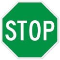 greenstopsign Slack emoji