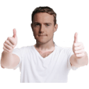 man double thumbsup confident Slack emoji