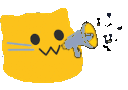 meow megaphone Slack emoji