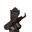cat shooting Slack emoji