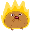 hot potatoe Slack emoji