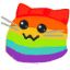 meow rainbow Slack emoji