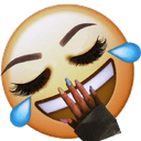 laugh slay q Slack emoji
