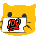 meow 100 Slack emoji