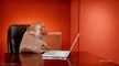 baboon push computer Slack emoji