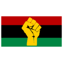 pan african flag fist Slack emoji