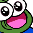 pepe eyes wide open Slack emoji