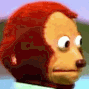 monkey side eyes Slack emoji