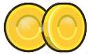 two cents transparent Slack emoji