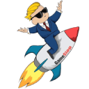 to the moon Slack emoji