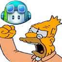 old man yells at copilot Slack emoji