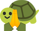 pray turtle Slack emoji