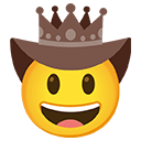 cowboy king Slack emoji