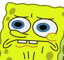 spongebob worried glance Slack emoji