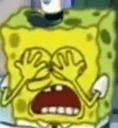 spongebob peekaboo shocked Slack emoji
