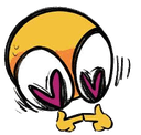 bird feet upsideq Slack emoji