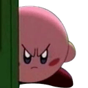 kirby peek angryq Slack emoji