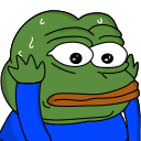 pepe nervous sweatq Slack emoji