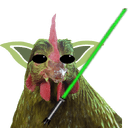 star chickenq Slack emoji