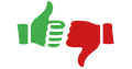 one thumb up one thumb down Slack emoji