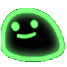 neon slime smile Slack emoji