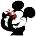 mickey bleeding eyes Slack emoji
