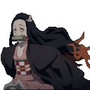 nezuko run Slack emoji