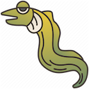retro eel Slack emoji