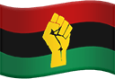 pan african flag fist Slack emoji