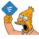 old man yells at salesforce flow Slack emoji