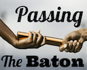 passing the baton Slack emoji