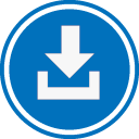 blue button Slack emoji