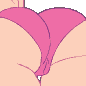 cheeky thong peek Slack emoji