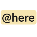 at here light Slack emoji