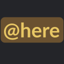 at here dark Slack emoji