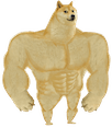 buff doge Slack emoji
