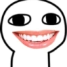 creepy smile wide Slack emoji