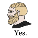 yes chad Slack emoji