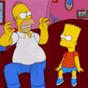 homer choking bart Slack emoji